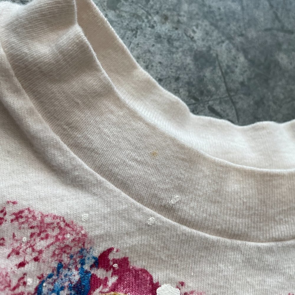 Vintage 80s Hand Painted Native American Single Stitch Tee Shirt Womens Medium - Picture 7 of 12